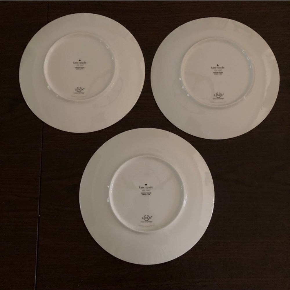 KATE SPADE | concord square cause a stir accent plates - Picture 3 of 5